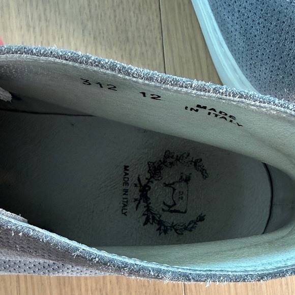 Del Toro Gray Chukka Boots with Red Accents - 12 - Picture 10 of 12